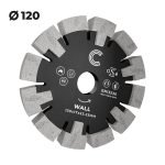 diamantschijf muur 120mm