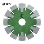 vloerverwarmingsfrees zachte vloeren 120mm